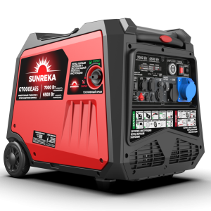 Тихий инверторный генератор SUNREKA G7000EAiS