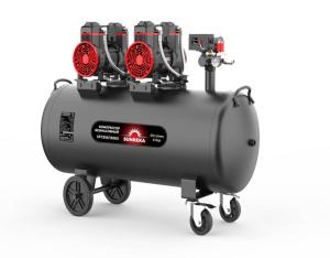 Поршневой безмасляный тихий компрессор SUNREKA GFC510/120DS