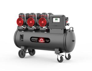 Поршневой безмасляный тихий компрессор SUNREKA GFC750/100DS